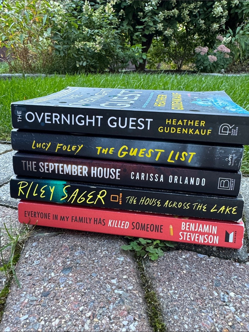 Stack of Assorted Thriller/Mystery Books